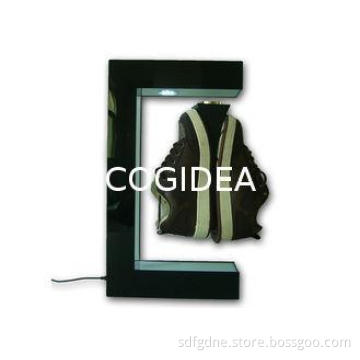 Led Spotlight Floating Shoe Display , Acrylic Turning Magne